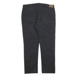 DICKIES Mens Cotton Blend Black Slim Straight Trousers W40 L32 Workwear Casual