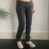 Iceberg Jeans - 30W UK 8 Black Cotton