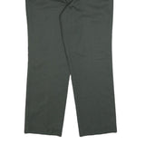 DICKIES Mens Cotton Blend Black Relaxed Straight Trousers W36 L29 Workwear