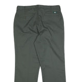 DICKIES Mens Cotton Blend Black Relaxed Straight Trousers W36 L29 Workwear