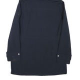 TOMMY HILFIGER Womens Blue Hoodie Jacket S Polyester Blend Zip Hooded Casual