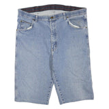 WRANGLER Mens Shorts Blue Denim XL W38 Classic Fit Casual Cotton Blend