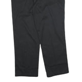 DICKIES Mens Cotton Black Regular Straight Trousers W40 L30 Classic Workwear