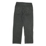 LEVI'S Mens Regular Fit Black Denim Jeans W30 L27 Classic Style Zip Closure