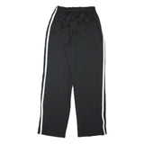 CHAMPION Mens Joggers Black With White Stripe Regular Tapered L W28 L31