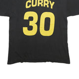 STEPHEN CURRY Mens Black Graphic T-Shirt XL Short Sleeve Crew Neck Basketball