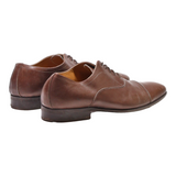 FINSBURY Oxford Shoes Brown Leather Mens UK 9