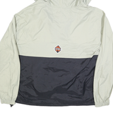 SWINGSTER Mens Grey & Black NASCAR Outdoor Jacket L Polyester Zip Hooded