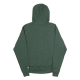 CHAMPION Mens Green Pullover Hoodie M Minimal Embroidered Logo