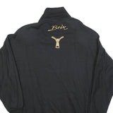 Womens Black Las Vegas Pullover Sweatshirt M Zipper Collar Vintage Style