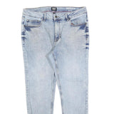 DKNY Mens Jeans Blue Slim Skinny Denim Light W36 L27 Stylish Casual