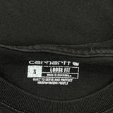 Carhartt T-Shirt - Small Black Cotton