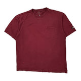 Dickies T-Shirt - XL Burgundy Cotton