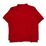 Chaps Ralph Lauren Polo Shirt - Large Red Cotton