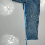 Dickies Double Knee Carpenter Jeans - 32W 26L Blue Cotton