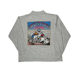 Phi Delta Theta Saloon Anvil Graphic Long Sleeve T-Shirt - XL Gray Cotton
