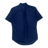 Ralph Lauren Short Sleeve Shirt - Small Blue Cotton