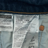 501 Levis Skinny Jeans - 28W UK 8 Blue Cotton