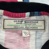 Guess Striped T-Shirt - Small Multicoloured Cotton