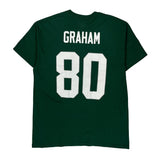 Green Bay Packers Majestic Nfl Football Shirt - Large Green Cotton