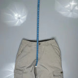 Wrangler Cargo Trousers - 30W 32L Beige Cotton