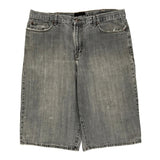 Sean John Denim Shorts - 38W 13L Grey Cotton