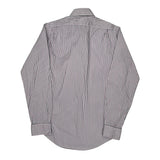 Polo By Ralph Lauren Striped Shirt - Medium White Cotton