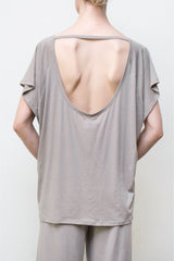 U-Back Top - Organic Cotton - Grey