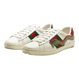 GUCCI Sneaker Trainers White Leather Mens UK 6