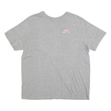 NIKE Mens Grey Graphic T-Shirt 2XL Short Sleeve Crew Neck Casual Cotton Blend
