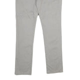ELLESSE Mens Cotton Blend Grey Regular Fit Straight Trousers W36 L34 Casual