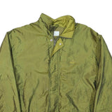 DINOS Mens Olive Green Zip Jacket M Polyester Blend Plain Lightweight Casual