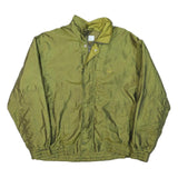 DINOS Mens Olive Green Zip Jacket M Polyester Blend Plain Lightweight Casual