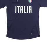 PUMA Mens Blue Italia Graphic T-Shirt L Short Sleeve Crew Neck Sportswear