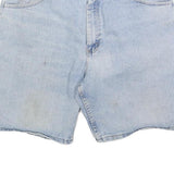 WRANGLER Mens Shorts Blue Casual Denim L W36 Cotton Blend Relaxed Fit