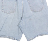WRANGLER Mens Shorts Blue Casual Denim L W36 Cotton Blend Relaxed Fit