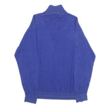 LACOSTE Mens Blue Pullover Plain Crew Neck Basic Knit Jumper XL Cashmere Blend