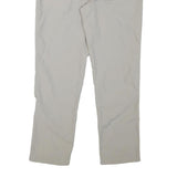JACK WOLFSKIN Womens Beige Regular Fit Straight Leg Trousers W34 L29 Outdoor Zip