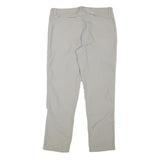 JACK WOLFSKIN Womens Beige Regular Fit Straight Leg Trousers W34 L29 Outdoor Zip