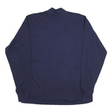RUSSELL ATHLETIC Mens Navy Blue Classic Long Sleeve Crew Neck T-Shirt M Cotton