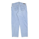 LEVI'S 550 Tapered Womens Jeans Blue Relaxed Cotton Blend W34 L28 Classic Fit