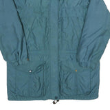COLUMBIA Womens Blue Jacket M Woven Classic Outdoor Zip Pockets