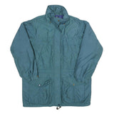 COLUMBIA Womens Blue Jacket M Woven Classic Outdoor Zip Pockets