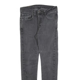 LEVI'S 519 Hi-Ball Mens Jeans Grey Slim Skinny Denim W29 L28 Cotton Blend Zip