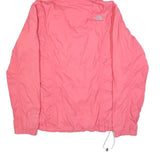 THE NORTH FACE Womens Pink Outdoor Jacket M Polyester Zip Hooded Plain Light