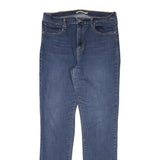 LEVI'S Womens Slim Blue Denim Slim Jeans W30 L30 Classic Zip Cotton Blend