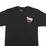 IN-N-OUT BURGER Mens Black & Red Graphic T-Shirt M Short Sleeve Crew Neck Retro