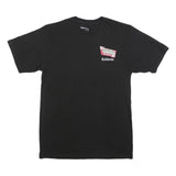 IN-N-OUT BURGER Mens Black & Red Graphic T-Shirt M Short Sleeve Crew Neck Retro
