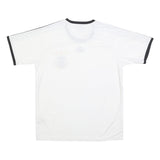 ADIDAS Mens White Black Germany Football T-Shirt M Short Sleeve Crew Neck Sports
