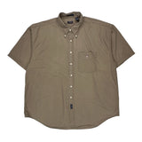 Gant Short Sleeve Shirt - 2XL Brown Cotton
